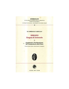 Siriano Esegeta di Aristotele - II