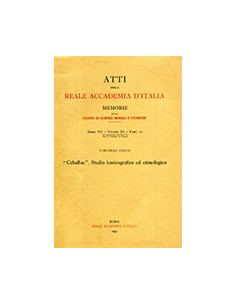 Caballus. Studio Lessicografico ed Etimologico