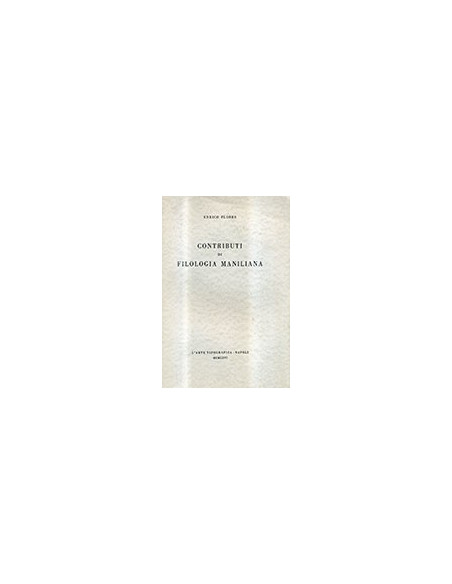 Contributi di Filologia Maniliana