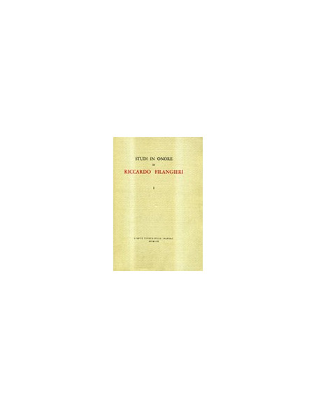 Studi in Onore di Riccardo Filangieri