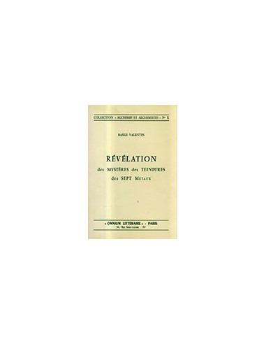 Révélation des Mystères des Teintures des Sept Métaux