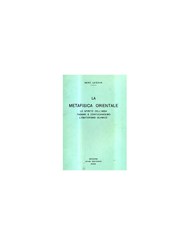 La Metafisica Orientale