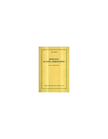 Manuale di Eteo Geroglifico