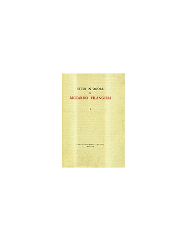 Studi in Onore di Riccardo Filangieri