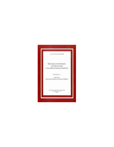 Dizionario di ebraico e aramaico biblici