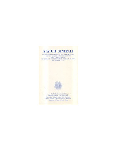 Statuti Generali