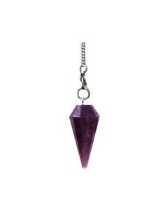 Pendolo Premium Chakra Ametista - Premium Amethyst  Chakra Pendulum