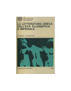 La Letteratura Greca dell'Età Ellenistica e Imperiale