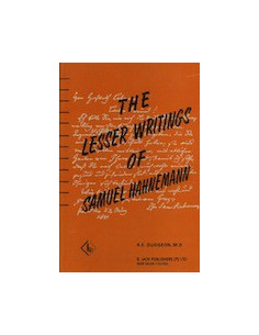 The Lesser Writings of Samuel Hahnemann