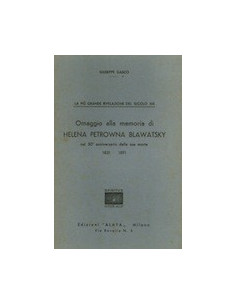 Omaggio alla Memoria di Helena Petrovna Blavatsky