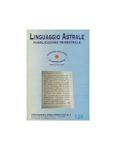 Linguaggio Astrale - N. 126 - Anno XIV n. 1 - I Semestre 2002