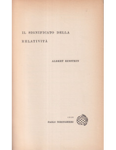 Il Significato della Relatività
