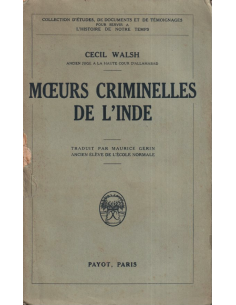 Moeurs criminelles de l'Inde
