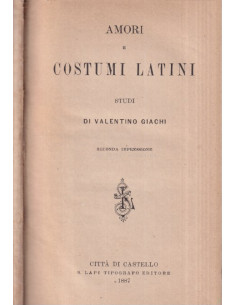 Amori e costumi latini