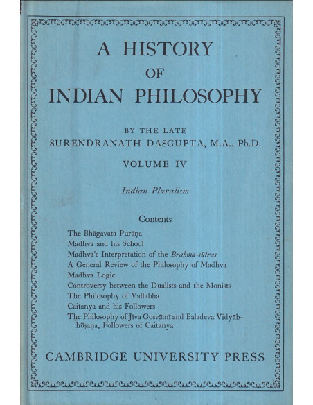 A History of Indian Philosophy