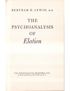 The Psychoanalysis of Elation