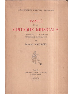 Traité de la Critique Musicale
