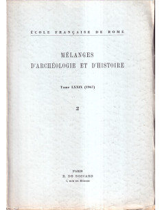 Mélanges d'Archéologie et d'Histoire
