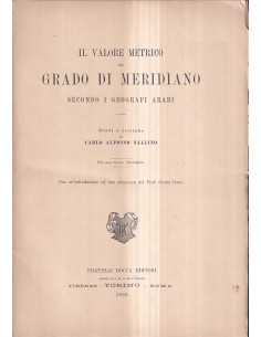 Il valore metrico del Grado di Meridiano secondo i geografi arabi