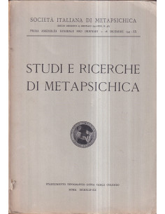 Studi e ricerche di metapsichica