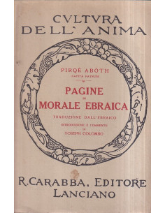 Pirqé Abòth - Pagine di morale ebraica