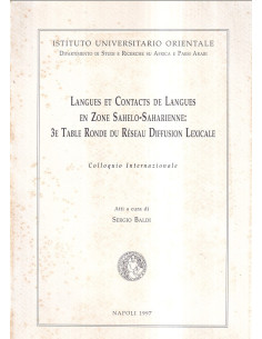 Langues et Contacts de Langues en Zone Sahelo-Saharienne