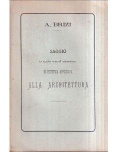 Saggio di alcuni principi elementari di estetica applicata alla architettura