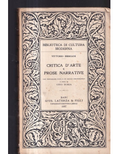 Critica d'arte e prose narrative