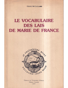 Le Vocabulaire des Lais de Marie de France
