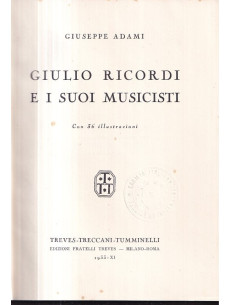 Giulio Ricordi e i suoi musicisti