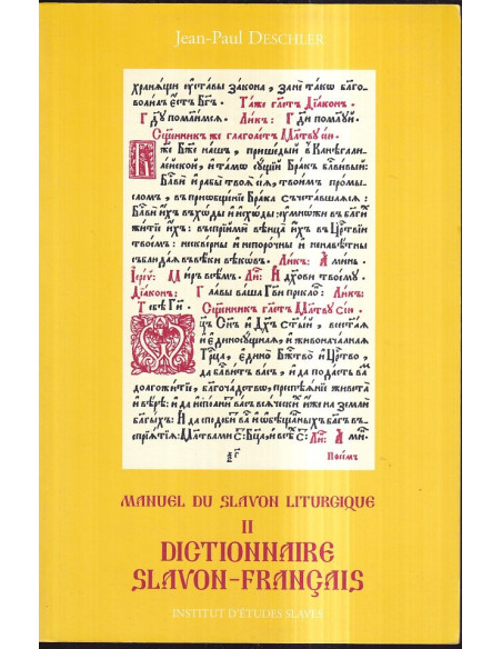 Manuel du Slavon Liturgique
