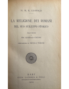 La religione dei romani nel suo sviluppo storico