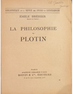La philosophie de Plotin