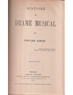 Histoire du drame musical