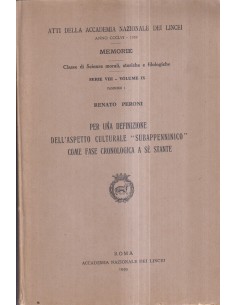 Per una definizione dell'aspetto culturale "Subappenninico" come fase cronologica a sè stante