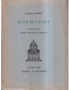 Mnemosine - traduzioni da Saffo Teocrito Catullo