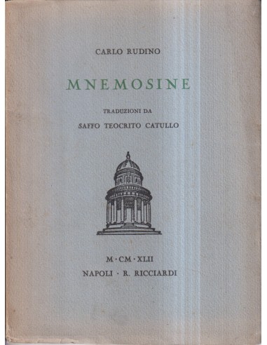 Mnemosine - traduzioni da Saffo Teocrito Catullo