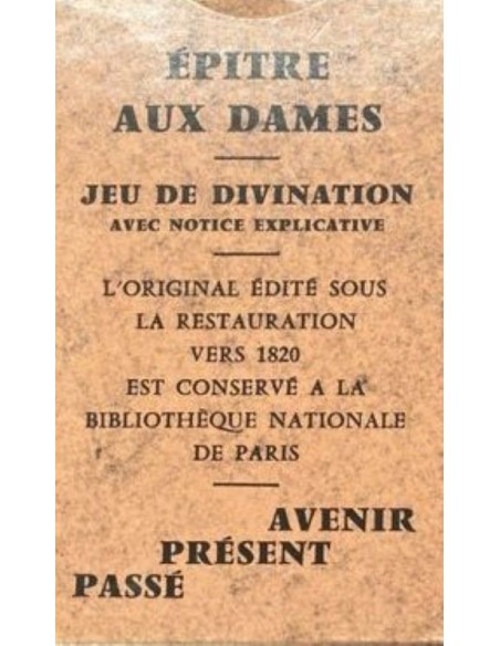 Epitre aux dames