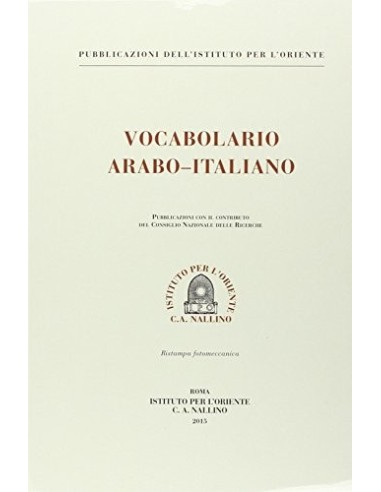 Vocabolario Arabo-Italiano