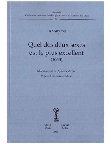 Quel des deux sexes est le plus excellent (1648)