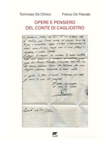 Opere e pensiero del conte di Cagliostro
