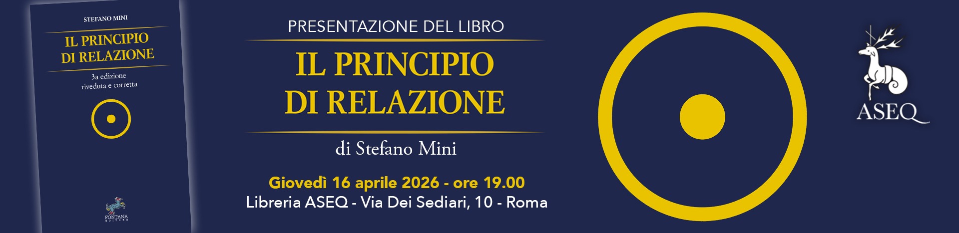 Presentazione libro: IL PRINCIPIO DI RELAZIONE