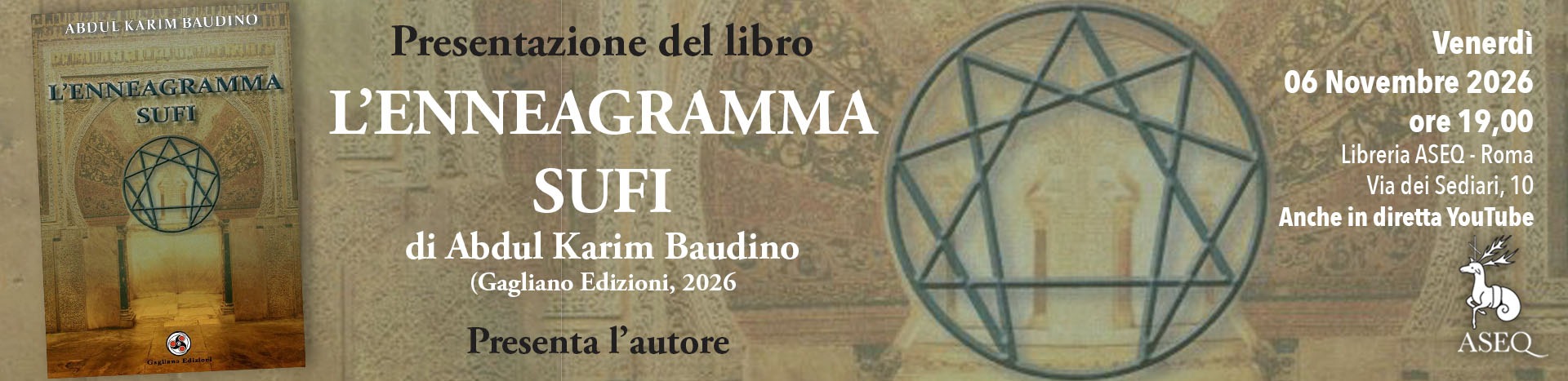 Presentazione libro: L'ENNEAGRAMMA SUFI